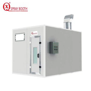 Hur blandar man färg med en sprutpistol i ett färgblandningsrum?